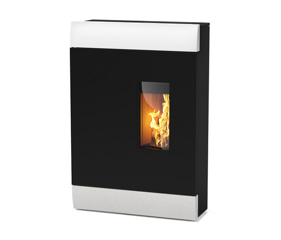Roco | with white stone casing | Stoves | Rika