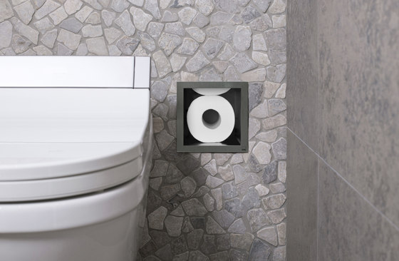 Roll Multi Storage (5/6) Square | Toilettenpapierhalter | Easy Drain