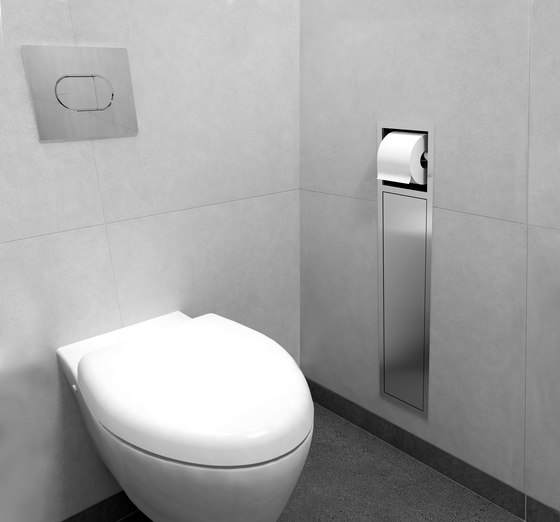 Roll Toiletbrush Storage | Portarotolo | Easy Drain
