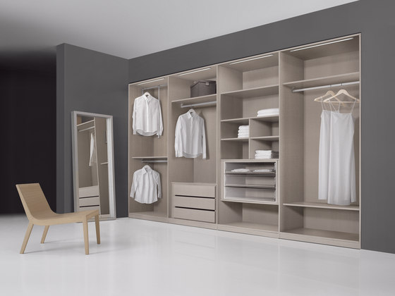 Ecco Walk-In-Closet | Dressings | Sistema Midi