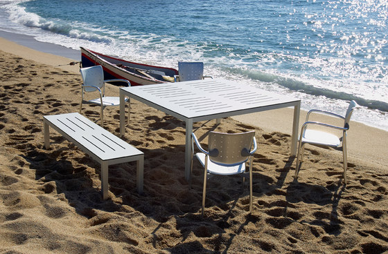 Mar de Aluminio Table | Tables de repas | Sistema Midi