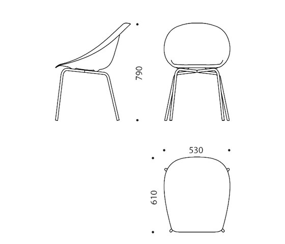 HOOP HP02 BB | Stühle | B—Line S.r.l.