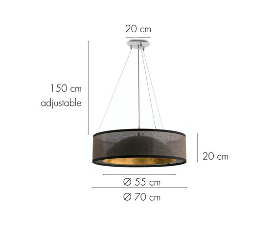 Dome 6500 BG | Suspended lights | Hind Rabii