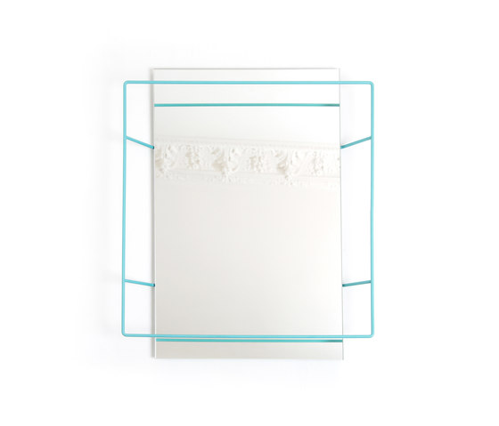 Untitled Mirror Square Turquoise | Specchi | Untitled Story
