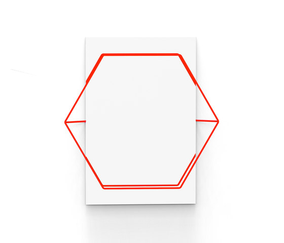 Untitled Mirror Hexa Red | Mirrors | Untitled Story