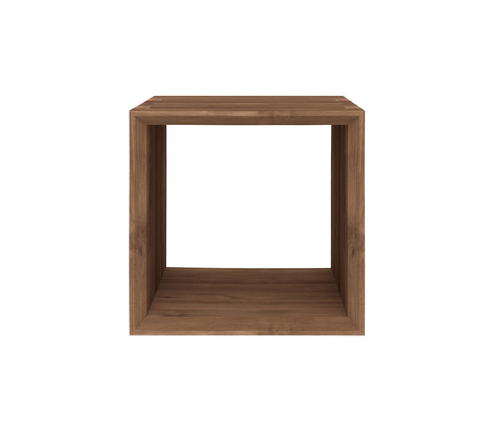 Teak Cube side table | Tavolini alti | Ethnicraft