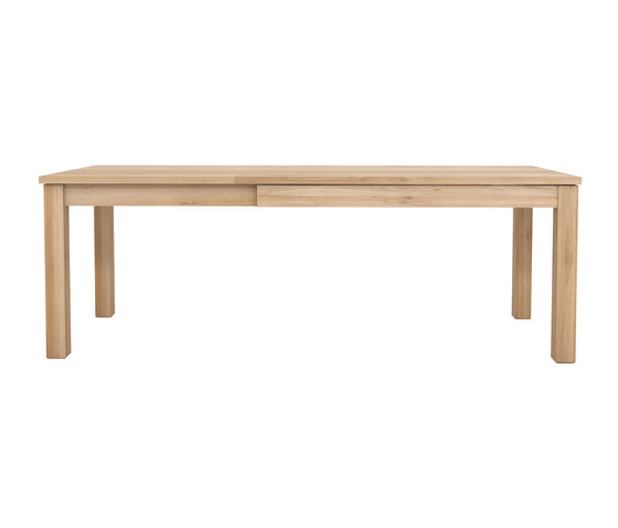 Oak Straight extendable dining table | Dining tables | Ethnicraft