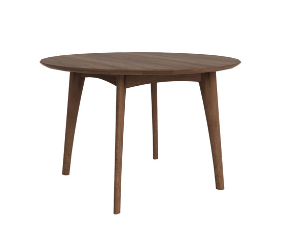 Walnut Osso round dining table | Dining tables | Ethnicraft