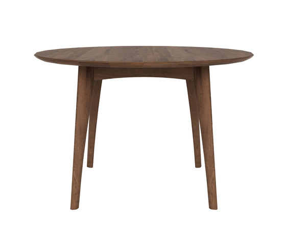 Walnut Osso round dining table | Dining tables | Ethnicraft