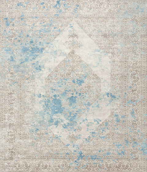 Immersive Lost memory brown blue | Formatteppiche | THIBAULT VAN RENNE