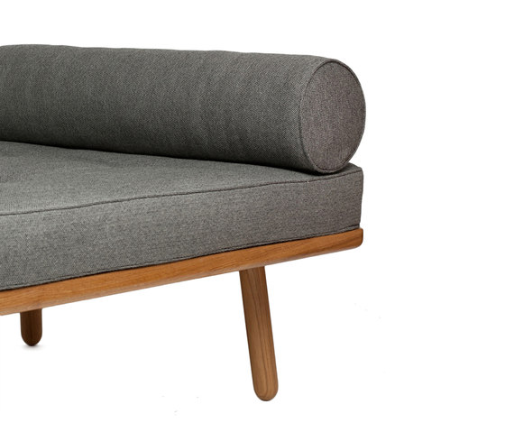 Day Bed One Bolster - Turnberry Grey Fabric | Coussins d'assise | Another Country