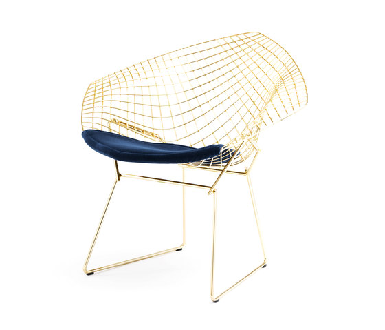 Bertoia Diamond Chair - Gold | Armchairs | Knoll International