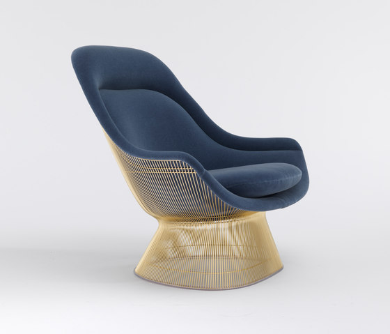 Platner Easy Chair Gold | Poltrone | Knoll International