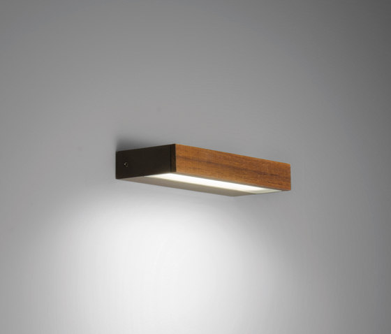 Mini-Look Wood Applique Mit Einseitiger Lichtabstrahlung L 220mm | Wandleuchten | Simes