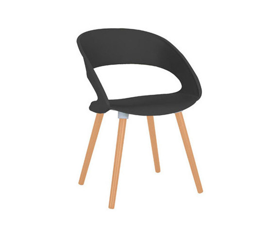 Foray Wood Leg Chair | Sedie | ERG International