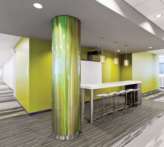 Blendz Prefabricated Column Cover | Bespoke wall coverings | Moz Designs