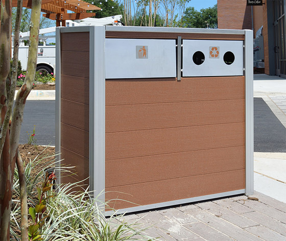 Oahu Trash and Recycling Bins | Poubelle / Corbeille à papier | DeepStream Designs