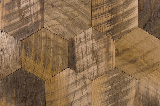 Fir End Grain Hexagon | Wood flooring | Kaswell Flooring Systems