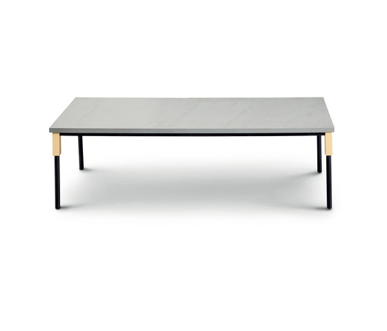 Match Small Table - Version with Quarzite Silver Top | Mesas de centro | ARFLEX