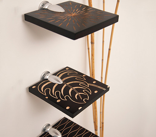 Decorative Gripper Shelf | Quincaillerie pour meubles | Gyford StandOff Systems®