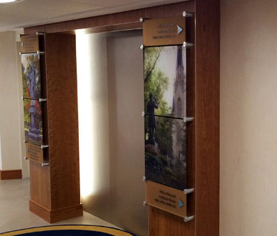 Multiple Picture Panel Mount | Fissagi lastra vetro | Gyford StandOff Systems®