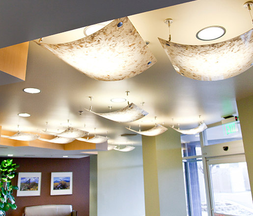 Wire Hanging Light Diffusers | Sistemi cavo | Gyford StandOff Systems®