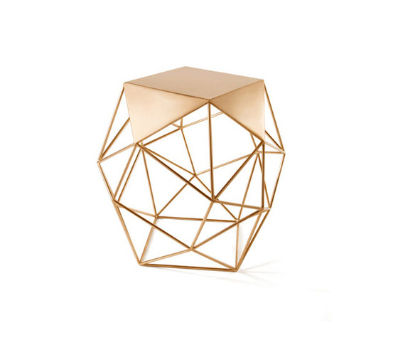Archimedes Bronze Limited Edition Large Side Table | Tables d'appoint | Matthew Shively