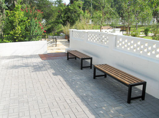 MLB400B-W Backless Bench | Bancs | Maglin Site Furniture