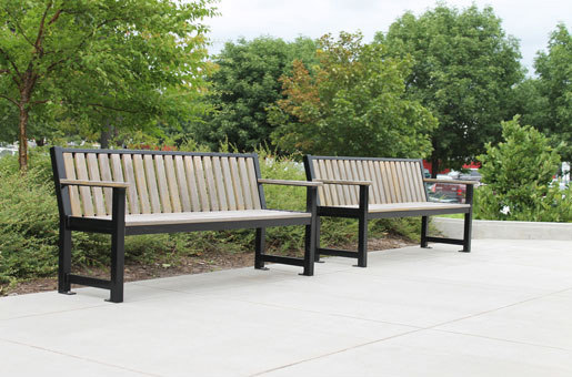 MLB400-W Bench | Benches | Maglin Site Furniture