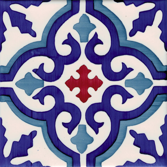 LR PO Essaouira blu crepuscolo carminio | Piastrelle ceramica | La Riggiola