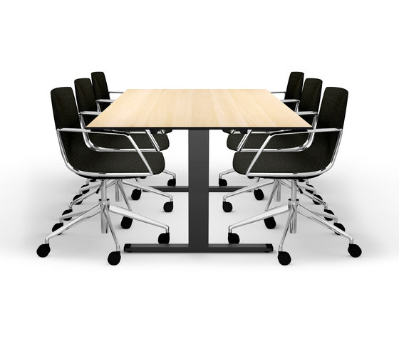 LO Extend Meeting table with fixed hight | Contract tables | Lista Office LO