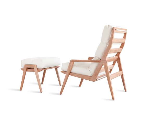 Ana Lounge Chair / Footstool | Armchairs | Sossego