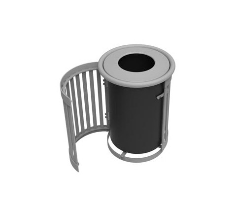 MLWR250 Series Trash Container | Waste baskets | Maglin Site Furniture