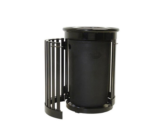 MLWR250S-32-ST Side Opening Trash Container | Pattumiere | Maglin Site Furniture