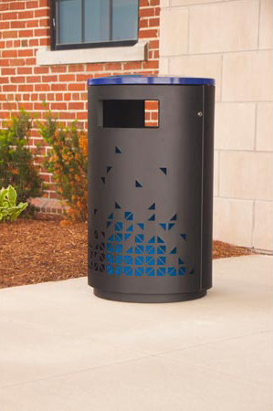 MLWR650-32-M-L5-LBE Trash Container | Waste baskets | Maglin Site Furniture