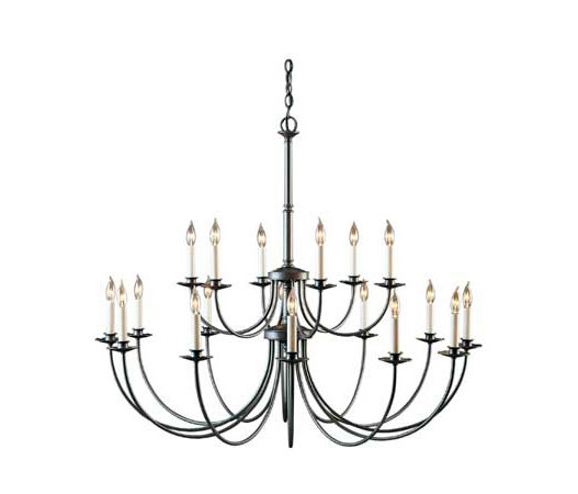 Simple Lines 18 Arm Chandelier | Chandeliers | Hubbardton Forge