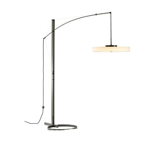 Disq Arc LED Floor Lamp | Luminaires sur pied | Hubbardton Forge
