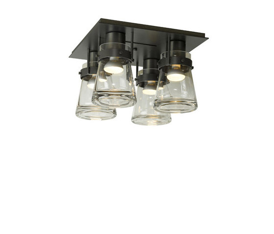 Erlenmeyer 4 Light Semi-Flush | Lampade plafoniere | Hubbardton Forge