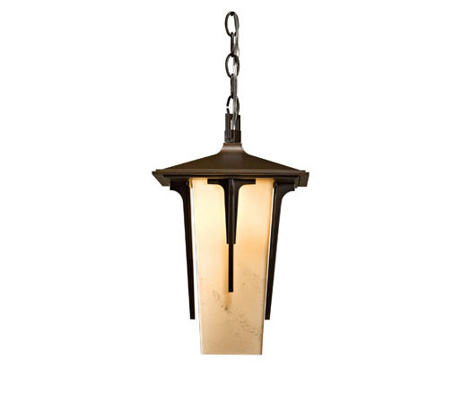 Modern Prairie Large Outdoor Ceiling Fixture | Outdoor pendant lights | Hubbardton Forge