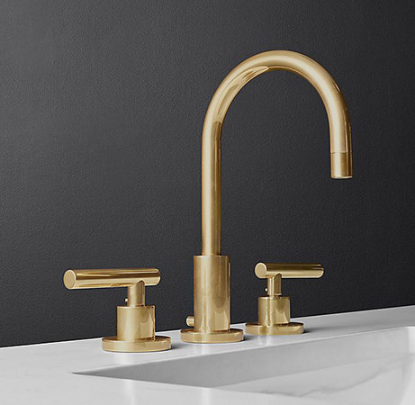 Sutton Lever-Handle 8" Widespread Faucet | Wash basin taps | RH Contract