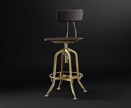Vintage Toledo Bar Chair | Bar stools | RH Contract
