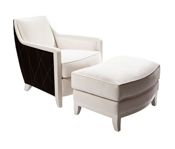Davenport Chair and Ottoman | Sessel | Powell & Bonnell