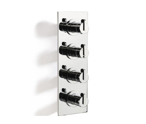 Xenon concealed shower trim set with three outlets | Duscharmaturen | Samuel Heath