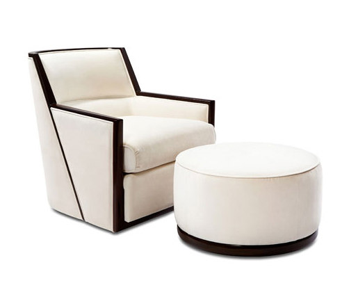 Galileo Swivel Lounge and Ottoman | Fauteuils | Powell & Bonnell