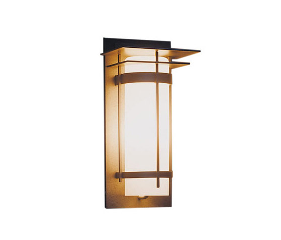 Banded with Top Plate Outdoor Sconce | Appliques murales d'extérieur | Hubbardton Forge