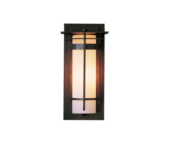 Banded with Top Plate Small Outdoor Sconce | Außen Wandanbauleuchten | Hubbardton Forge