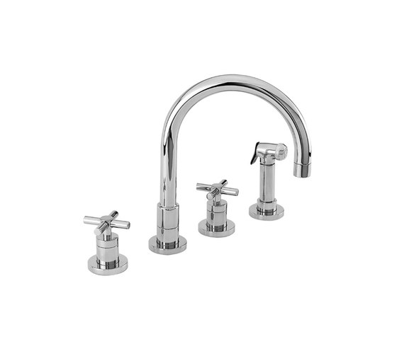 East Linear Series - Kitchen Faucet with Side Spray 9911 | Griferías de cocina | Newport Brass
