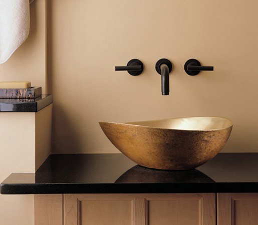 Papillon Vessel Sink, Golden Bronze | Waschtische | Stone Forest