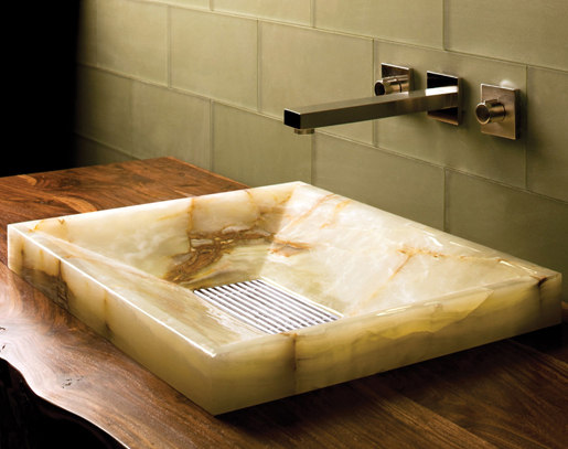 SYNC Drop-In Vessel Sink, Multi-Color Onyx | Küchenspülbecken | Stone Forest