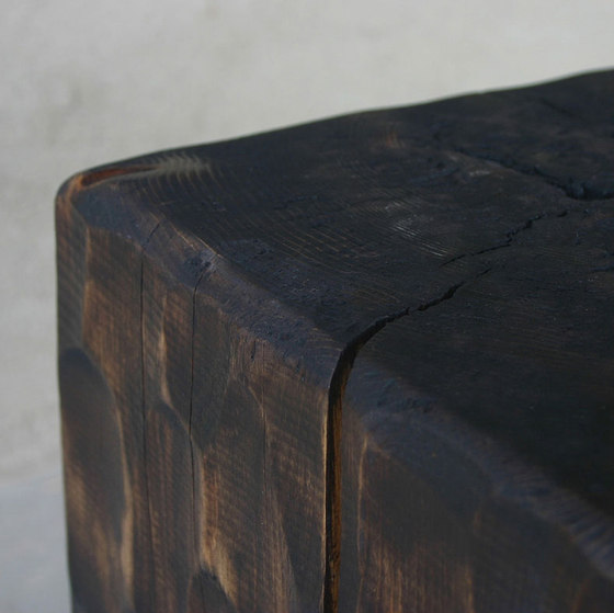 Santa Fe Solid Pine Cube | Tables d'appoint | Pfeifer Studio